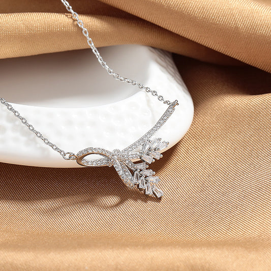 Wheat Tassel Necklace Women's Design Sense