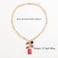 Temperament Entry Lux Color Pendant Necklace