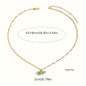 Gold Chain Jade Pendant Necklace