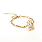 12 Tarot Card Series Fashion Trend Long Oval Link Chain Bracelet