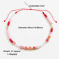 Colorful Beaded Necklace Original Design Square English Combination Bracelet
