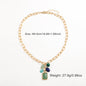 Temperament Entry Lux Color Pendant Necklace